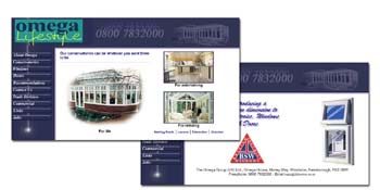 Omega Lifestyle website - built 1999